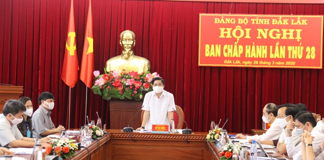 Hội nghị Ban Chấp hành Đảng bộ tỉnh lần thứ 28