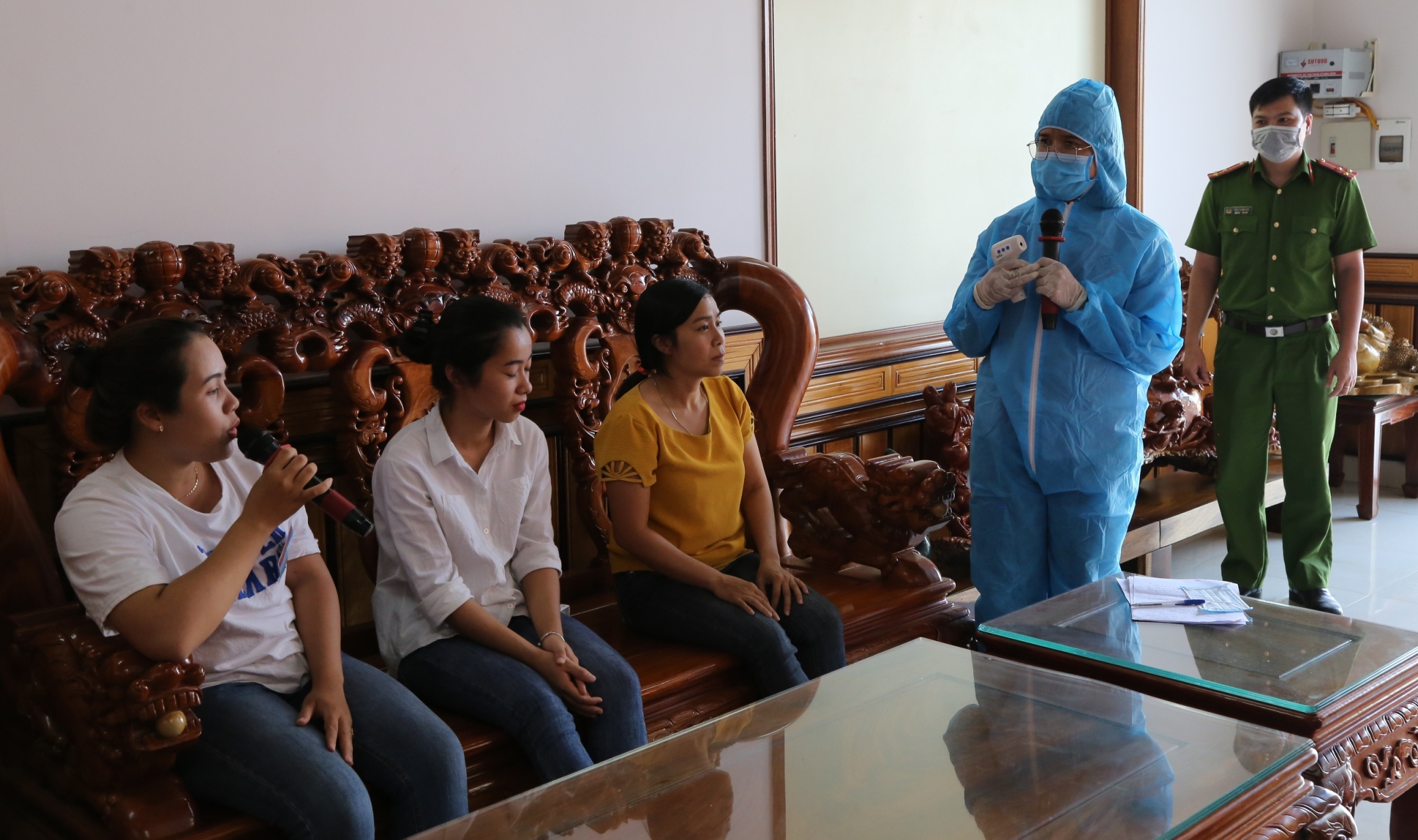 Ea Kar district organises a rehearsal on Covid-19 prevention and control