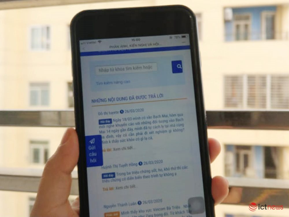 Trung tâm một cửa hỗ trợ triển khai Chính phủ điện tử tham gia giải đáp thắc mắc về Covid-19