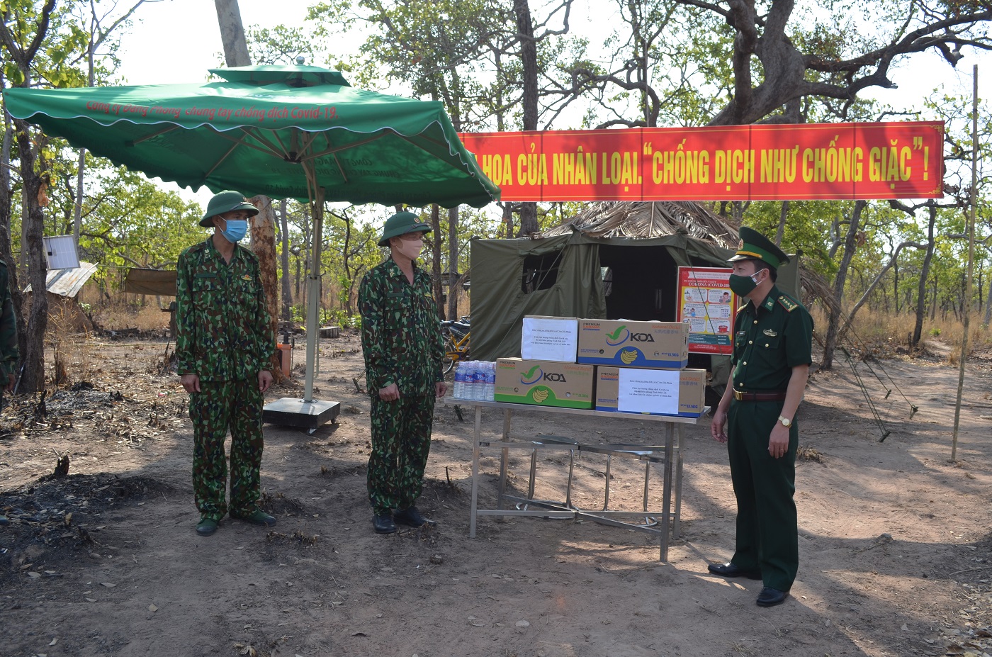 “Mỗi cán bộ, chiến sĩ biên phòng là một lá chắn vững chắc trong phòng, chống dịch Covid-19”