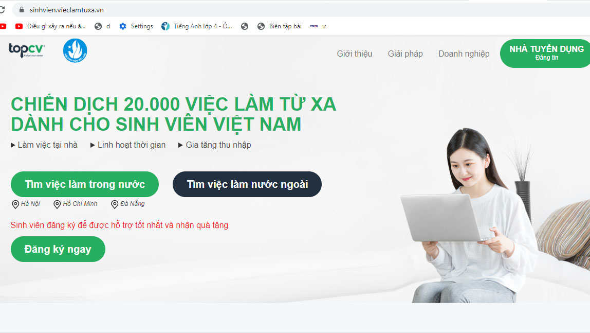 Khởi động Chương trình 20.000 việc làm từ xa cho sinh viên