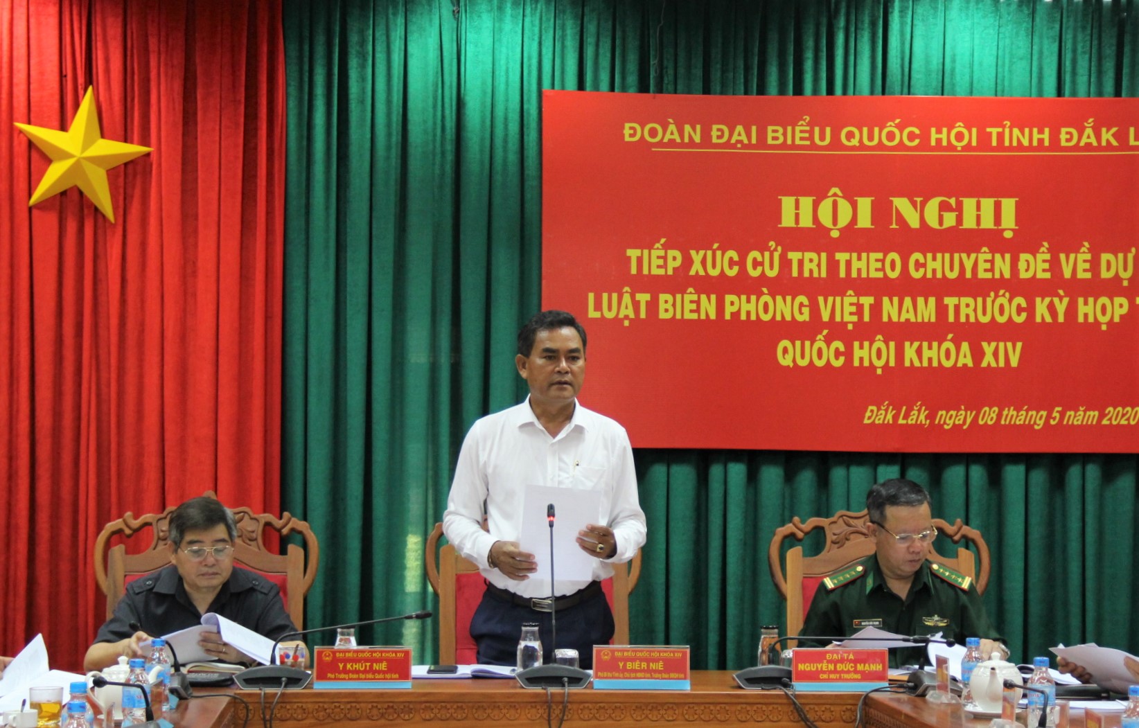 Tiếp xúc cử tri theo chuyên đề về Dự án Luật Biên phòng Việt Nam trước Kỳ họp thứ 9, Quốc hội khóa XIV