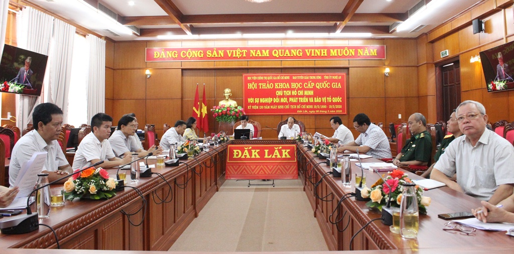 National scientific seminar entitled “President Ho Chi Minh and the cause of national renovation, development and defense”