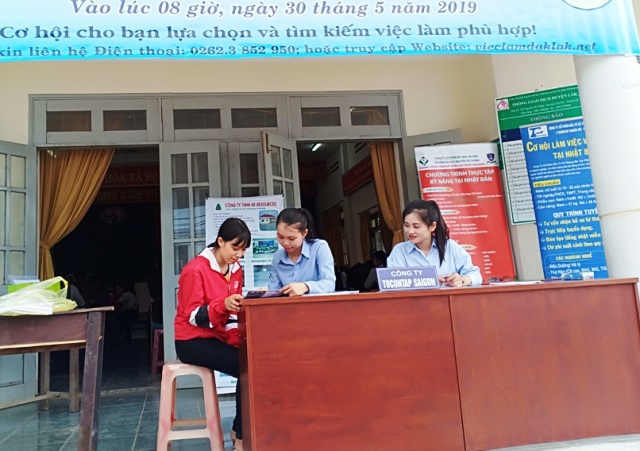 Ngày 28/5 tổ chức Ngày hội việc làm lưu động tại huyện Ea H’Leo