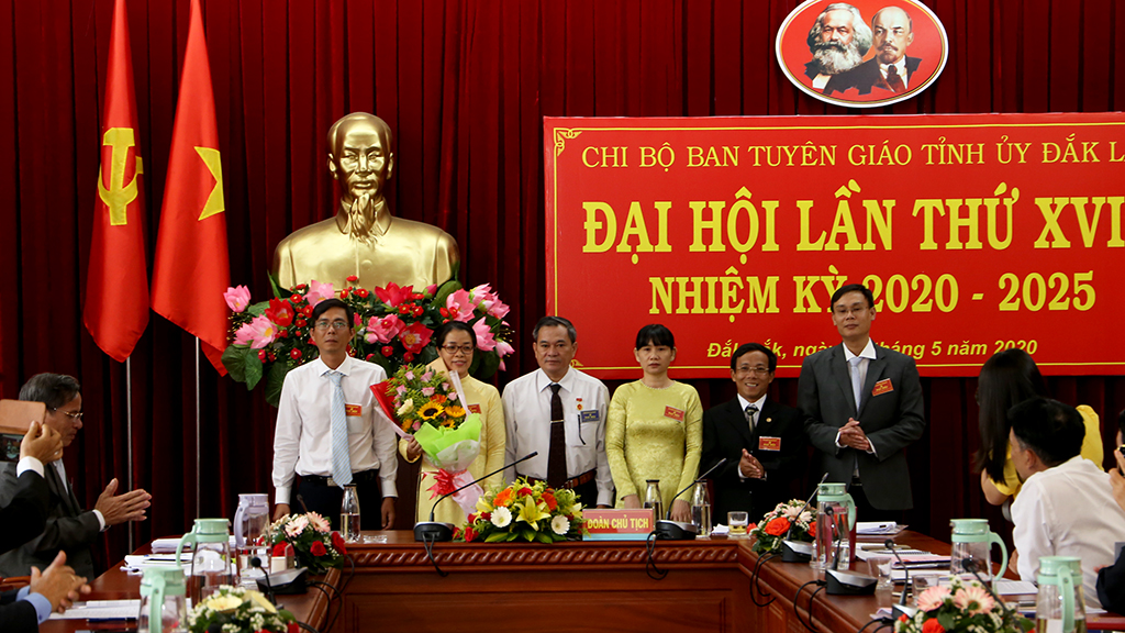 Chi bộ Ban Tuyên giáo Tỉnh ủy tổ chức Đại hội nhiệm kỳ 2020 - 2025