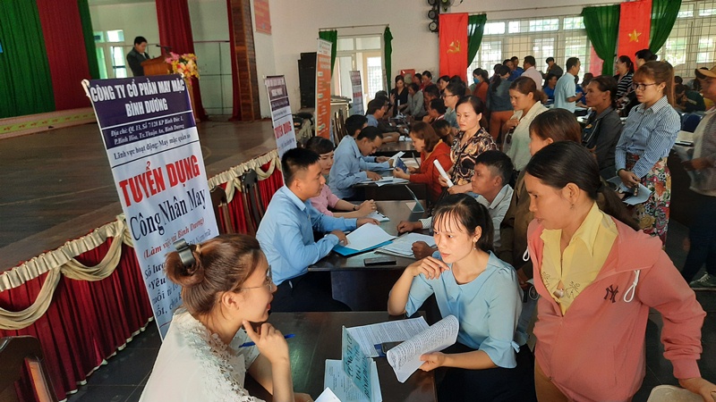 Ngày hội việc làm huyện Ea H’leo năm 2020