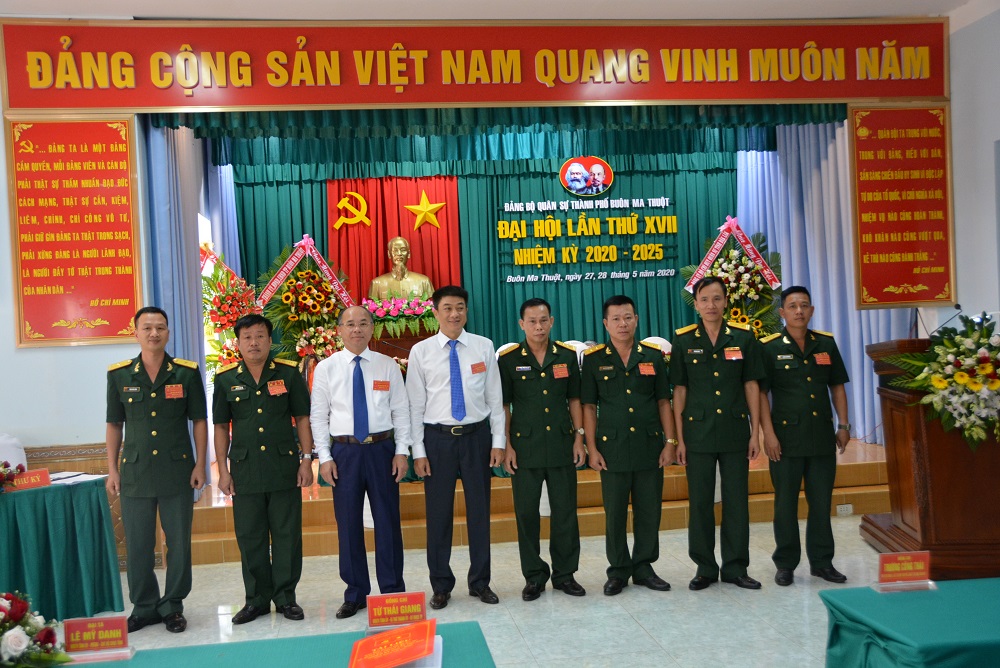 Đại hội đại biểu Đảng bộ Quân sự thành phố Buôn Ma Thuột lần thứ XVII, nhiệm kỳ 2020-2025