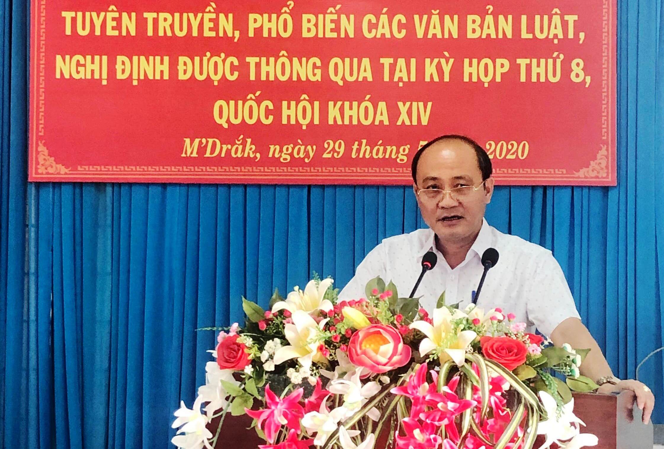 Phổ biến các Luật, Nghị định được Kỳ họp thứ 8, Quốc hội khóa XIV thông qua