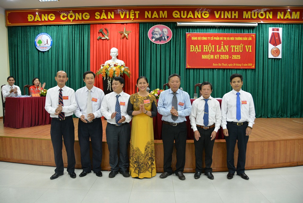 Đại hội Đảng bộ Công ty cổ phần Đô thị và Môi trường Đắk Lắk lần thứ VI, nhiệm kỳ 2020- 2025