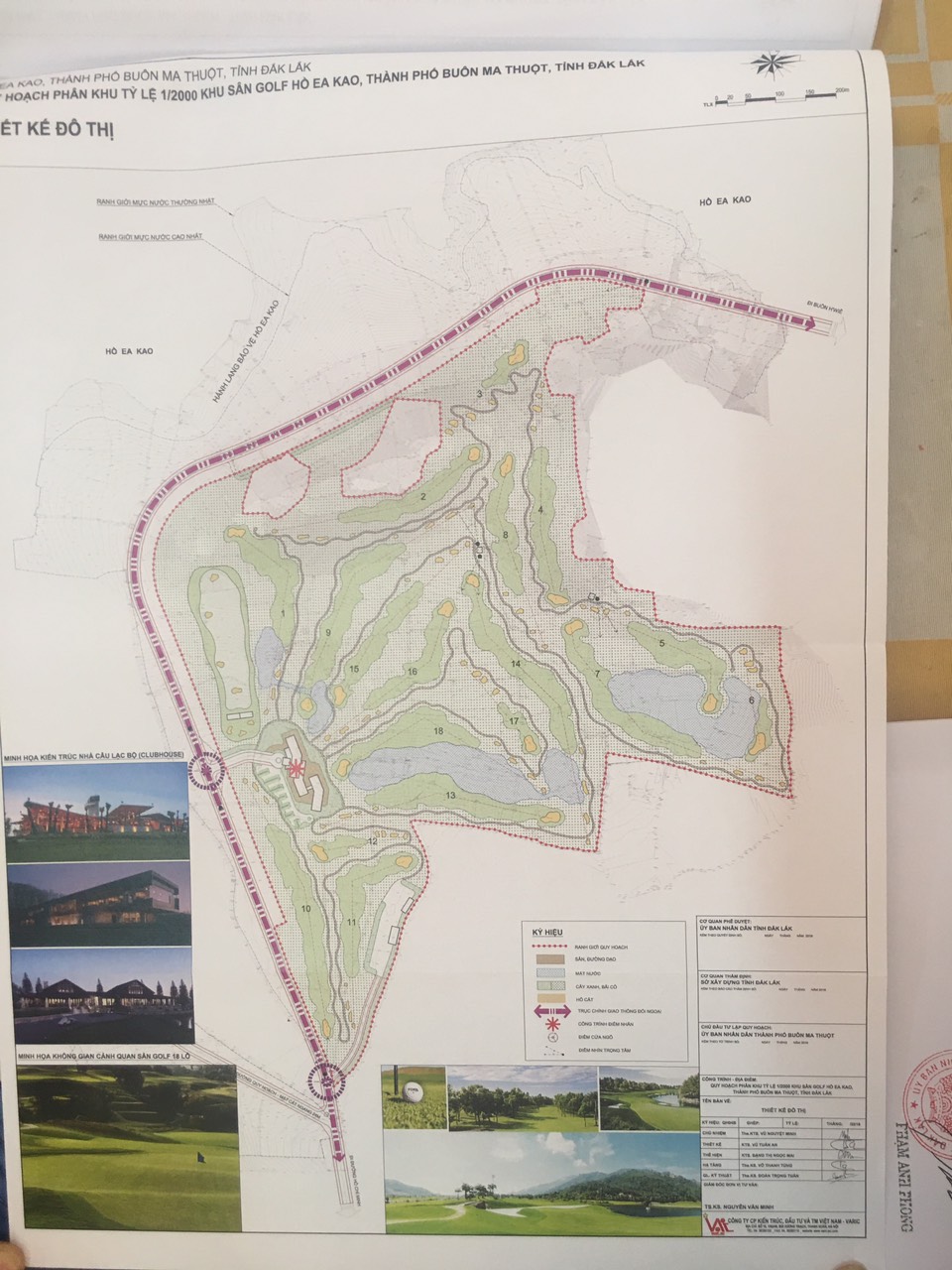 Công bố quy hoạch phân khu tỷ lệ 1/2000 khu sân golf và khu biệt thự hồ Ea Kao (TP. Buôn Ma Thuột)