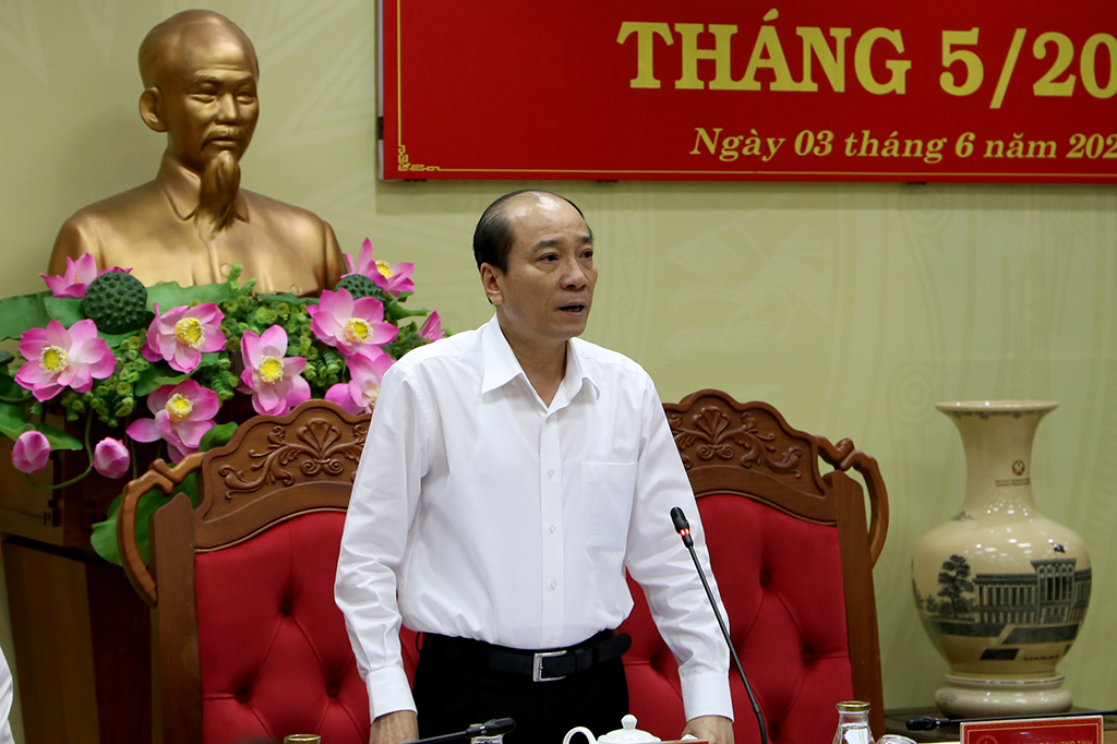 UBND tỉnh họp phiên thường kỳ tháng 5 năm 2020