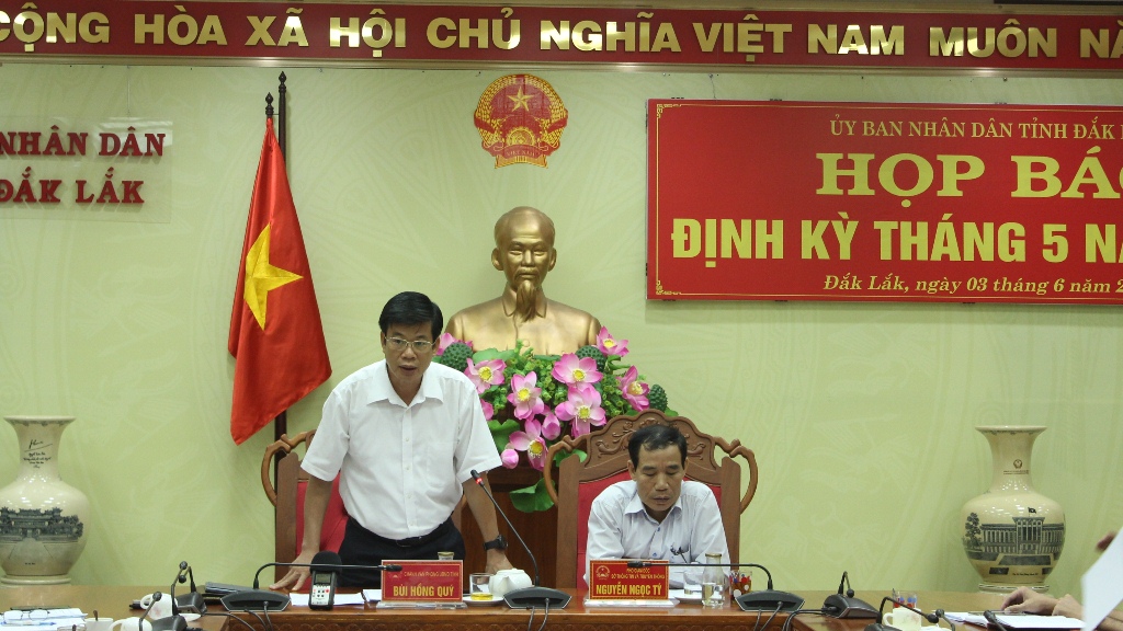 UBND tỉnh họp báo định kỳ tháng 5/2020