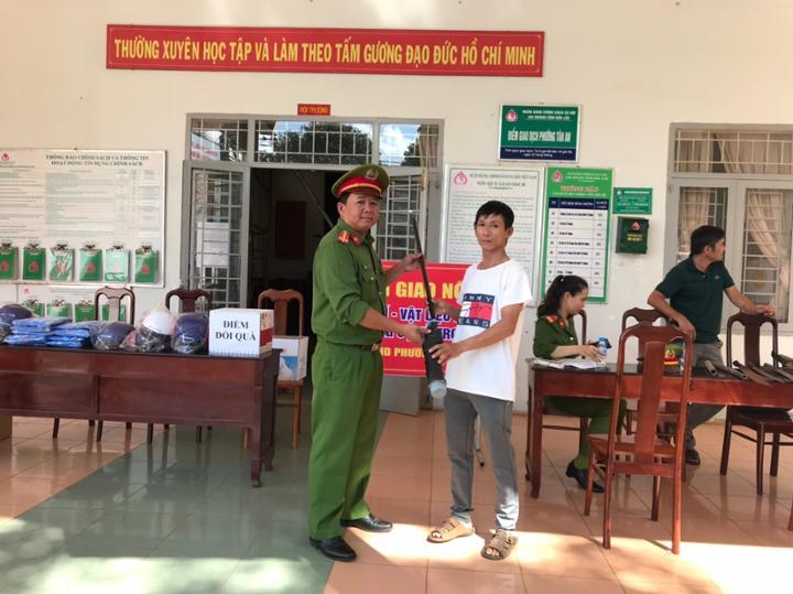 Phường Tân An triển khai Tuần lễ giao nộp vũ khí - vật liệu nổ - công cụ hỗ trợ và pháo