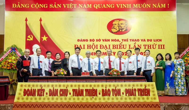 Đại hội đại biểu Đảng bộ Sở Văn hóa, Thể thao và Du lịch lần thứ III, nhiệm kỳ 2020 – 2025