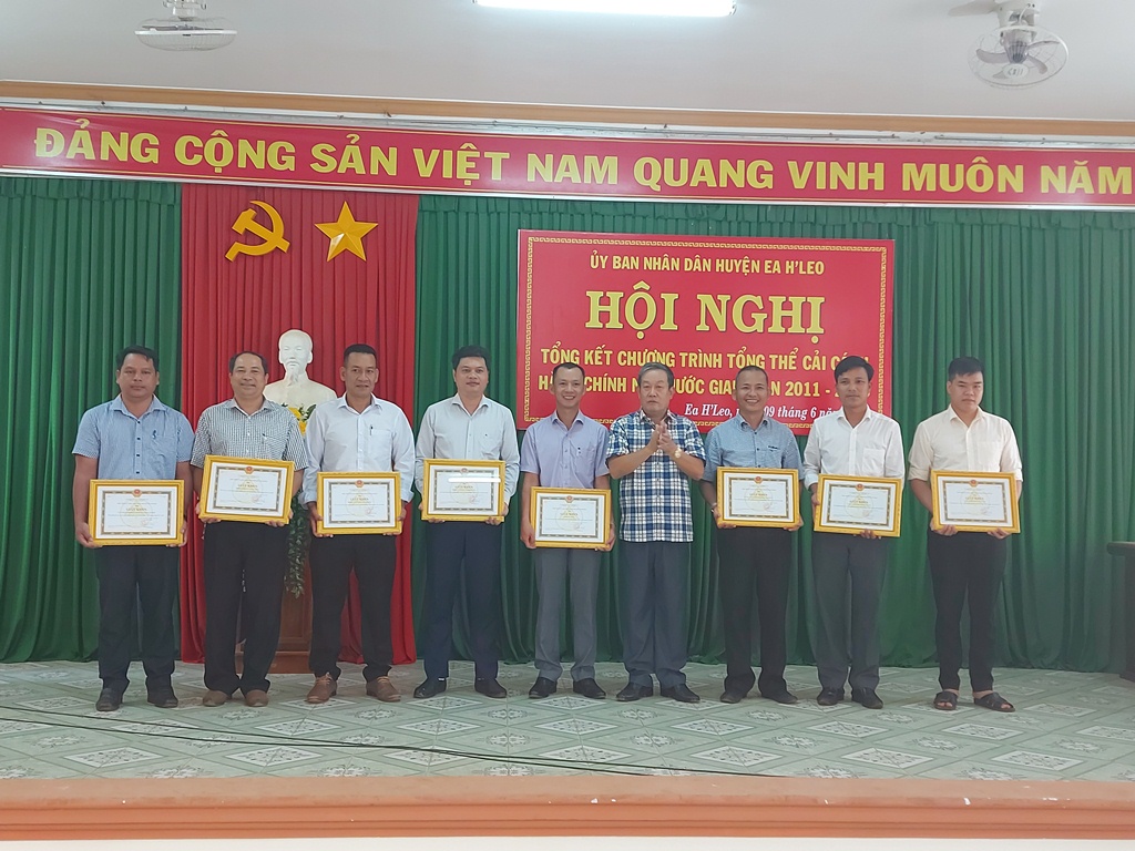 Huyện Ea H’leo tổng kết 10 năm thực hiện Chương trình tổng thể cải cách hành chính Nhà nước