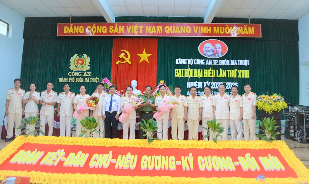 Đại hội đại biểu Đảng bộ Công an Thành phố Buôn Ma Thuột nhiệm kỳ 2020 – 2025